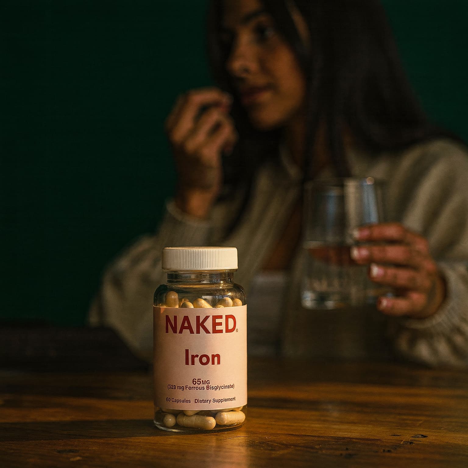 Iron (Ferrous Bisglycinate) 65mg - 60 Capsules