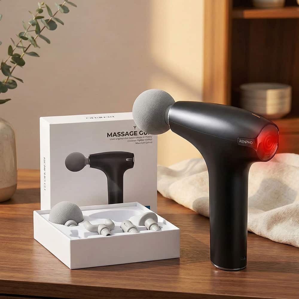 RENPHO Foot Massager with Heat & Mini Massage Gun