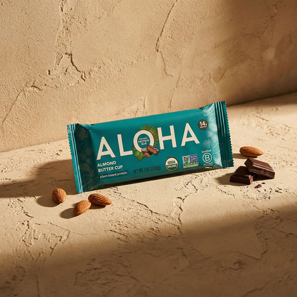 Organic Almond Butter Cup Protein 14g - 12 Bars