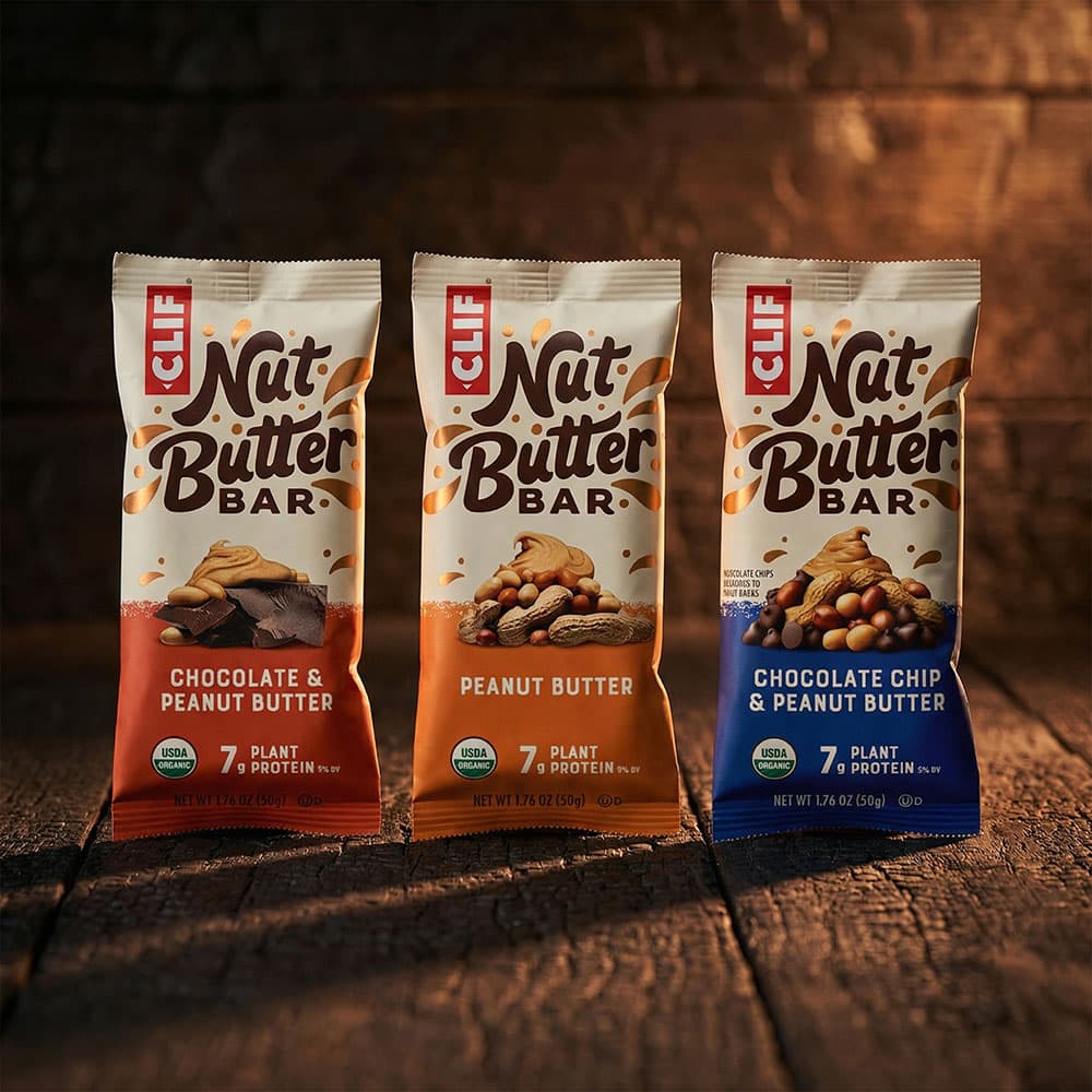 CLIF Nut Butter Bar 7g Protein - 12 Bar Variety Pack