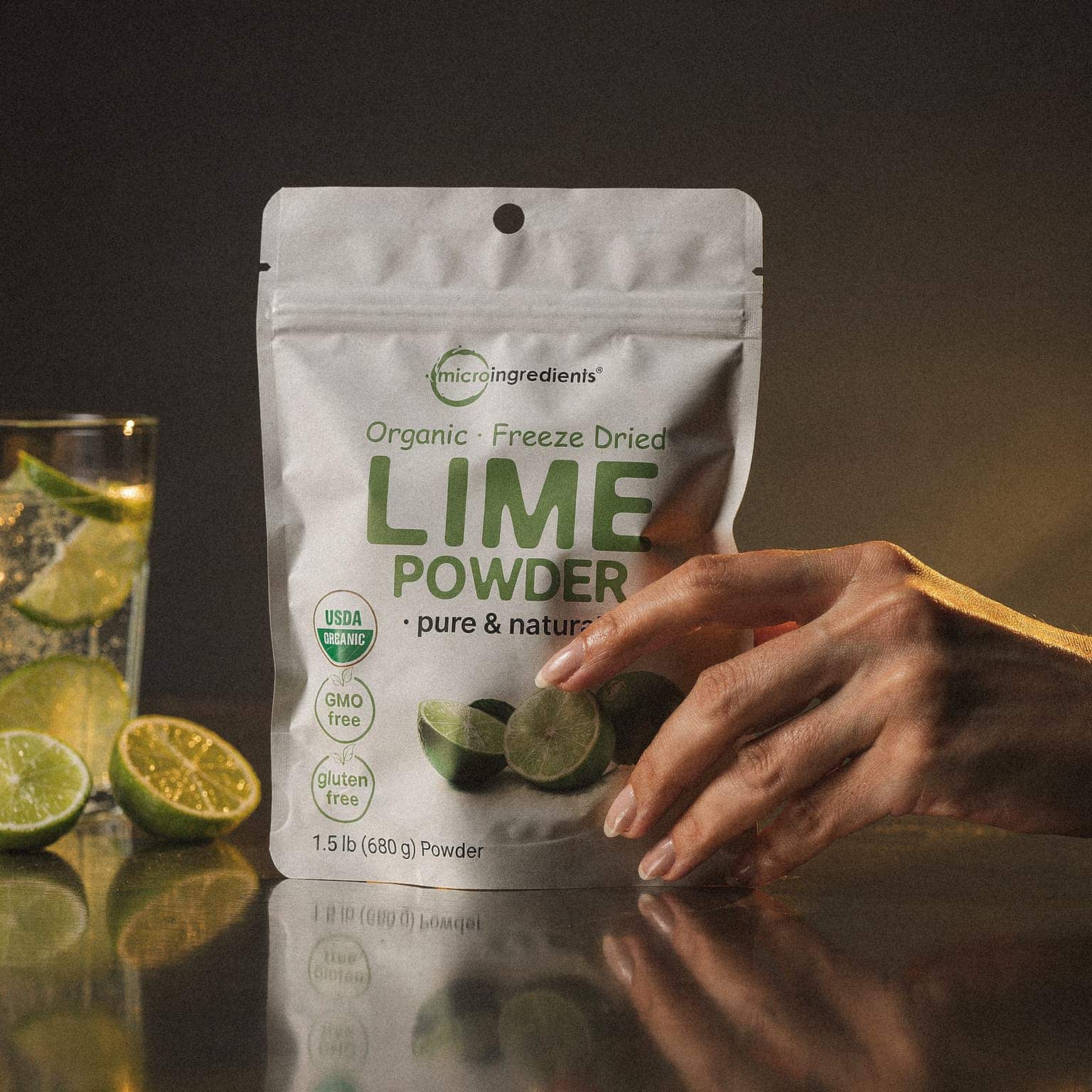 Micro Ingredients Organic Lime Powder - (Powder) 136 Servings