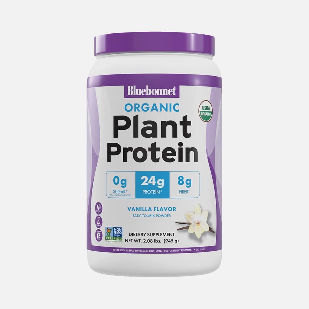 Organic Plant Protein 24g - 21 Servings Powder (Vanilla)