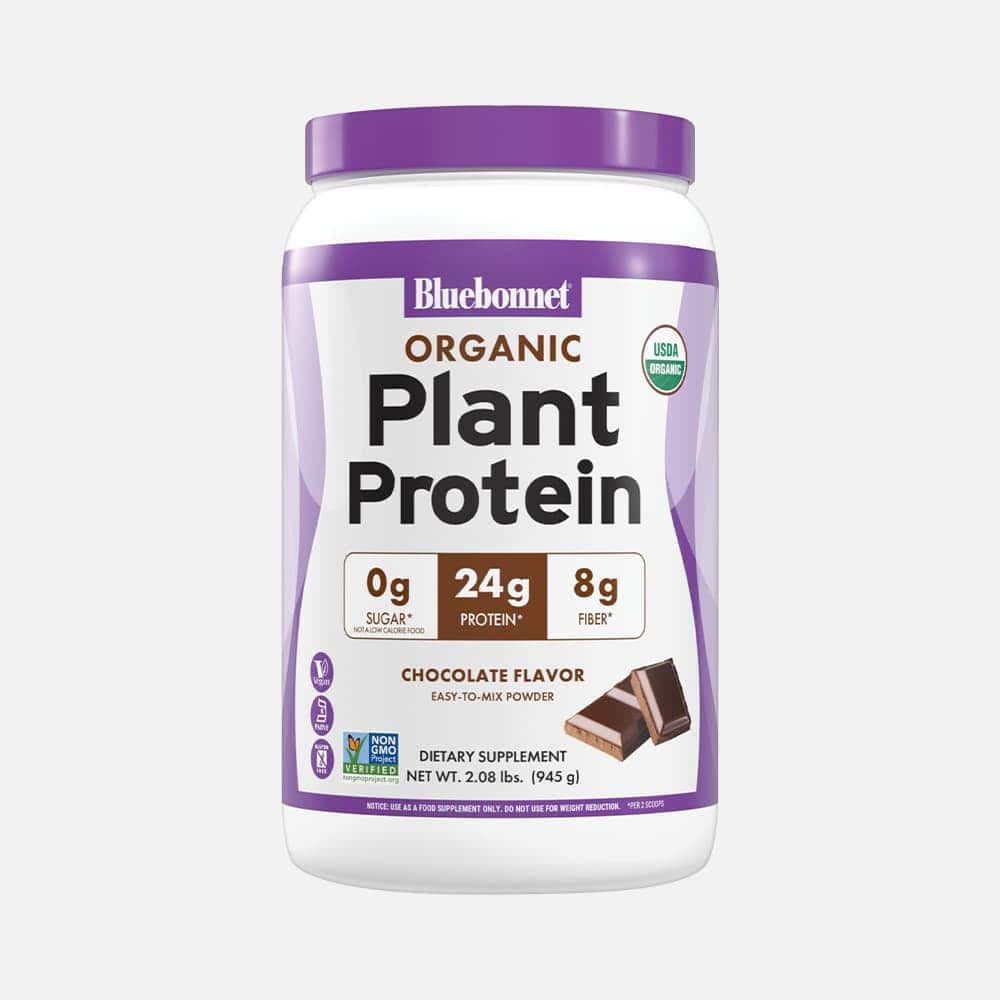 Organic Plant Protein 24g - 19 Servings (Chocolate Powder)