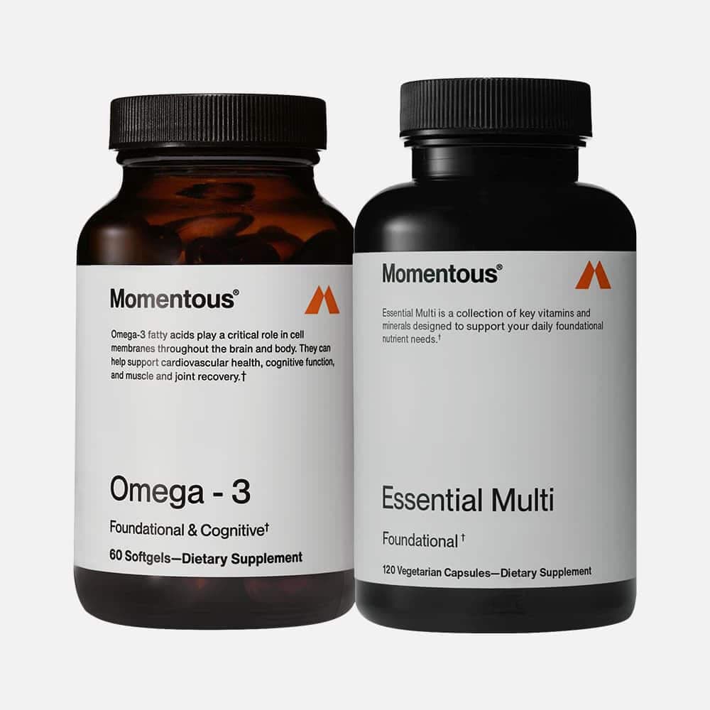 Momentous Omega-3 1600mg + Multivitamin Complex 30 Servings
