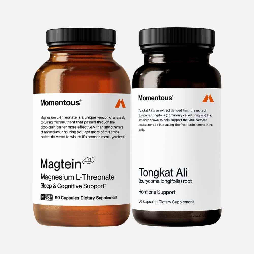 Momentous Magtein Magnesium L-Threonate 145mg with Tongkat Ali