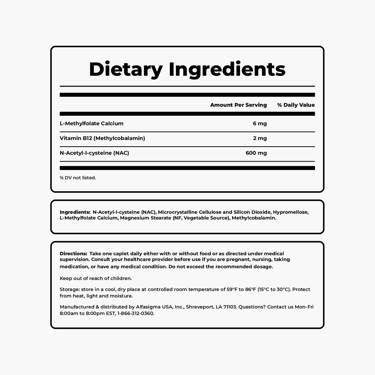 Cerefolin - Brain Wellness - 60 Caplets