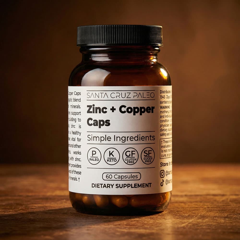 Zinc L-Methionine 15mg with Copper 1mg - 60 Capsules
