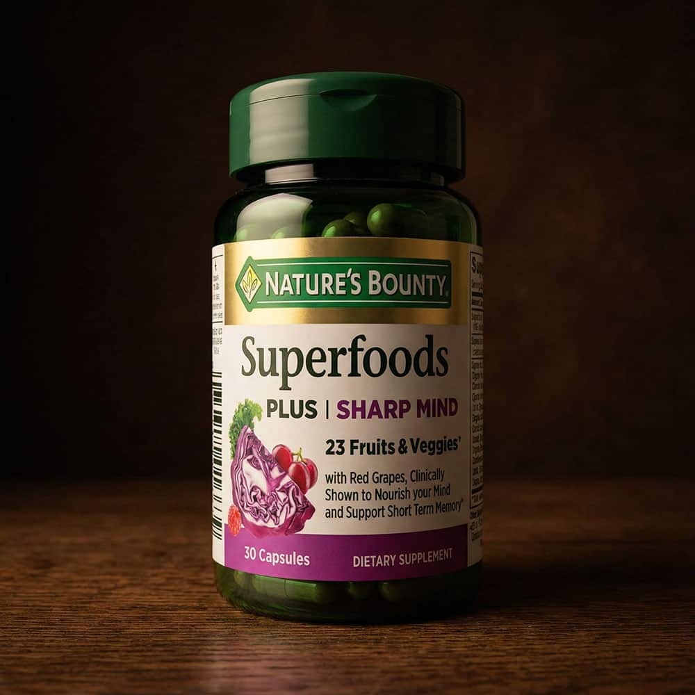 Superfoods Plus Sharp Mind 30 Capsules - Brain Support