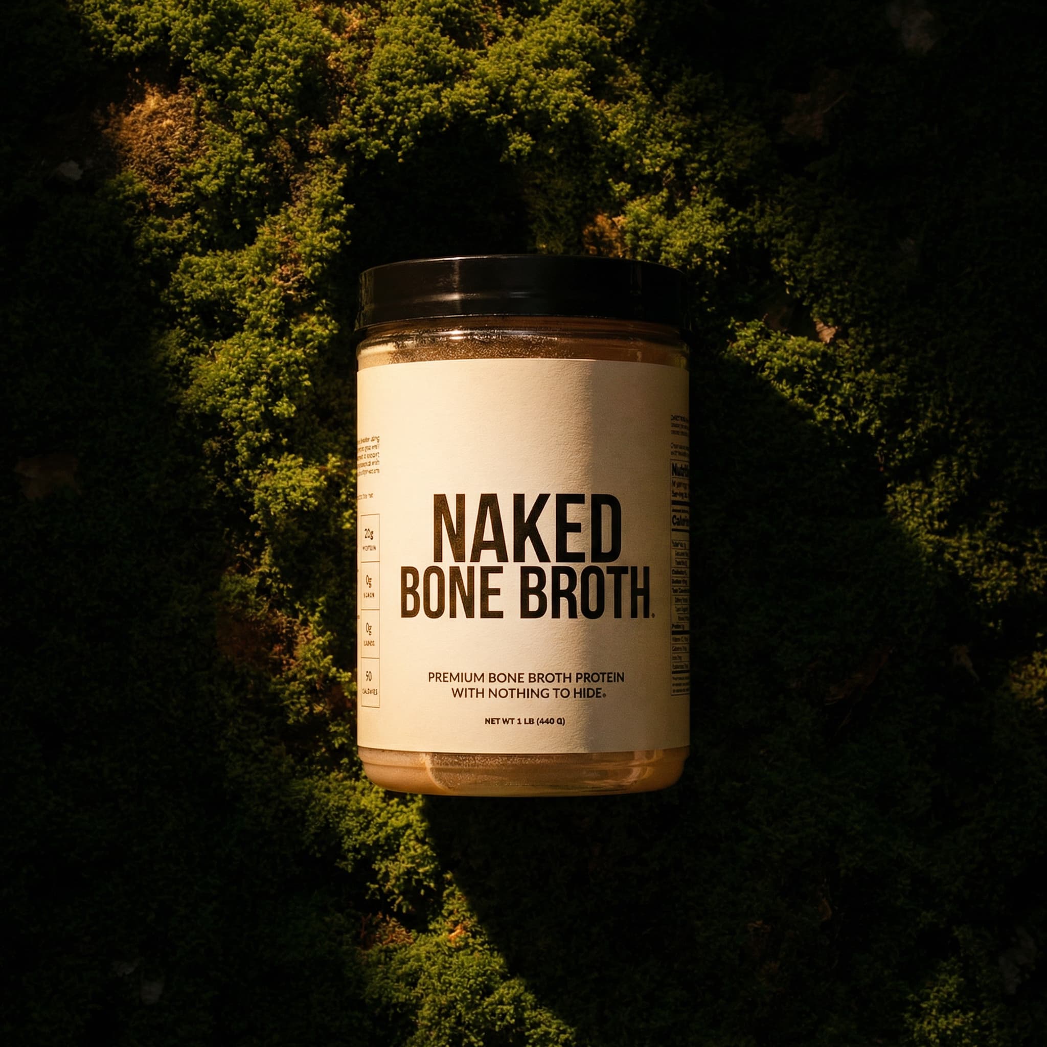 Beef Bone Broth Protein 21g - 1lb Powder (Unflavored)