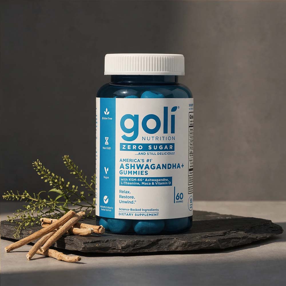 Ashwagandha KSM-66 with Vitamin D - 60 Gummies