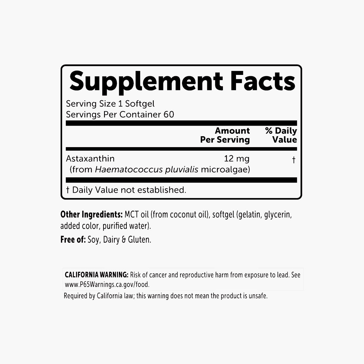 Astaxanthin