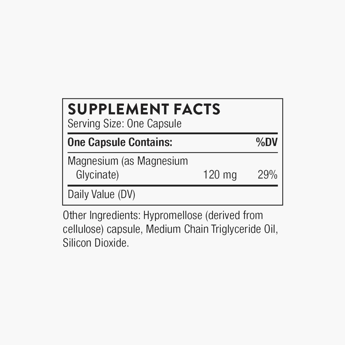 Magnesium Glycinate - 90 Capsules