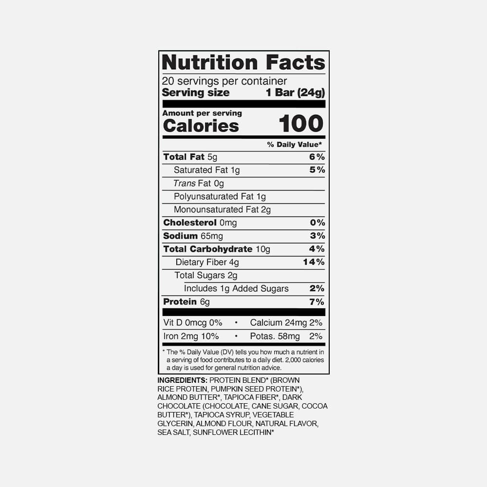 ALOHA Organic Protein Bar Minis 6g - 20 Bars (Almond)