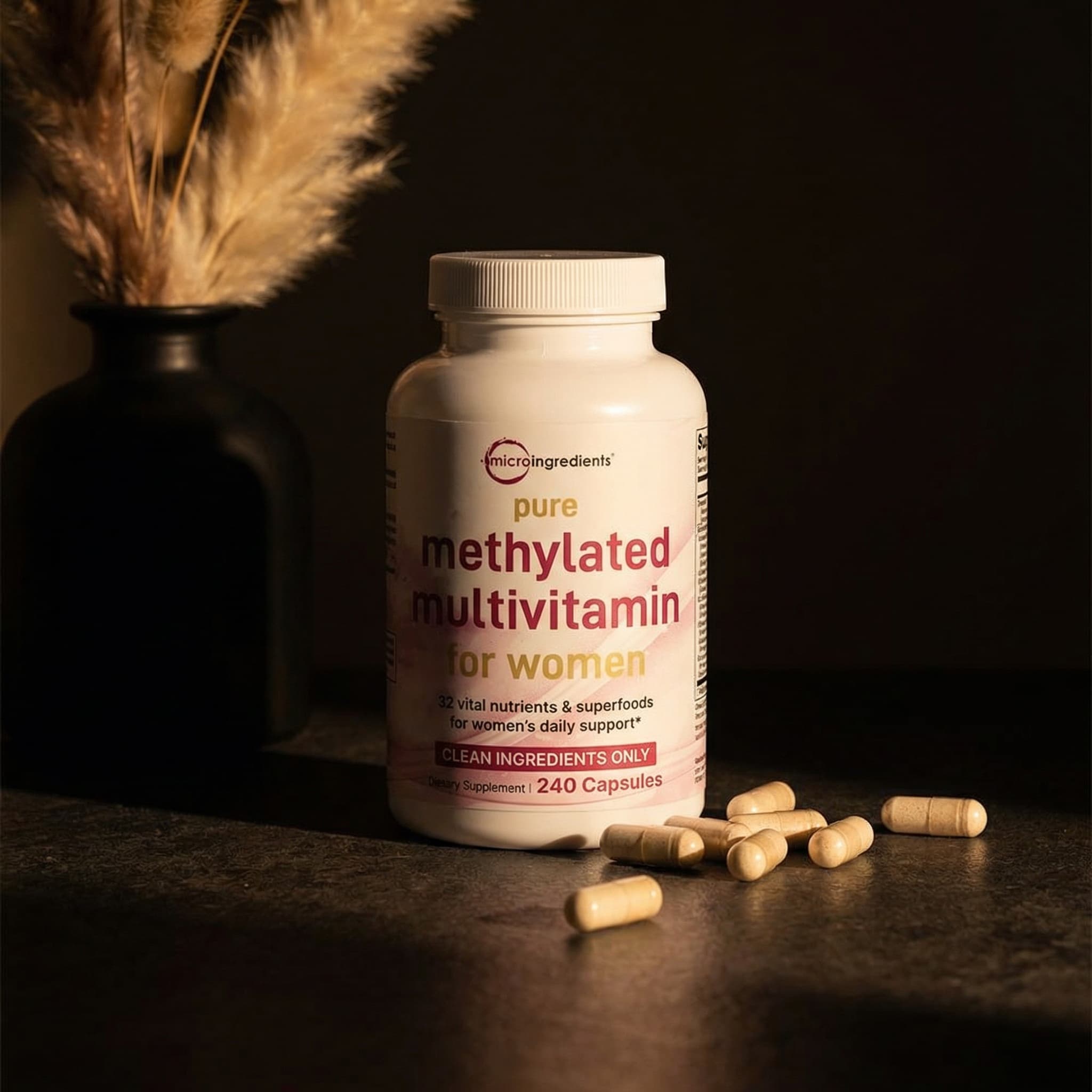 Methylated Multivitamin for Women - 240 Capsules