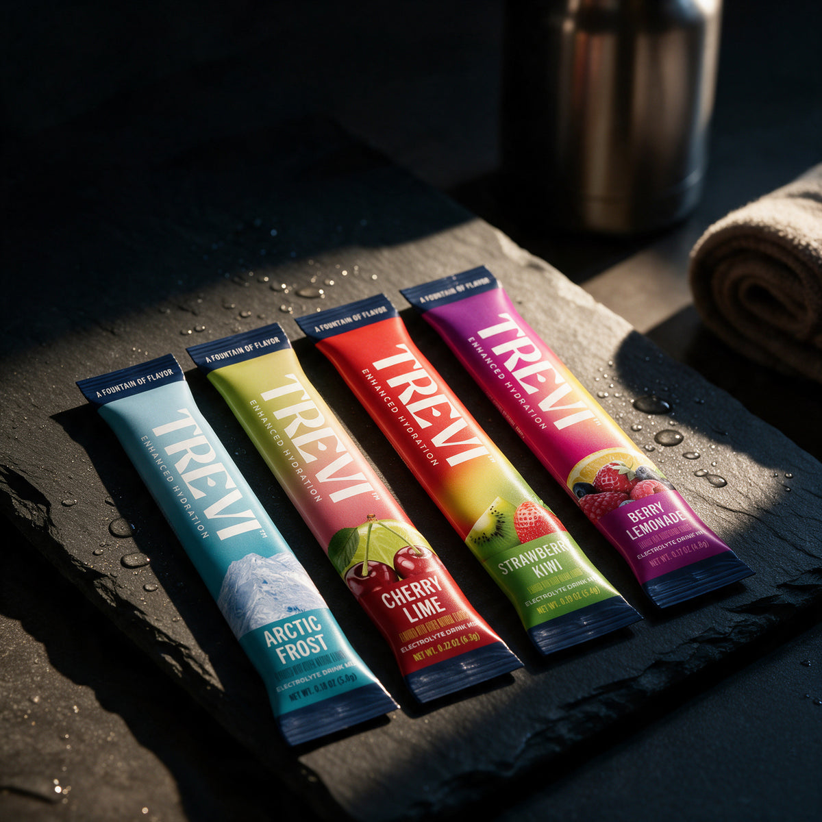 TREVI - Everyday Sugar Free Electrolytes - Favorites Variety Pack - 28 Sticks