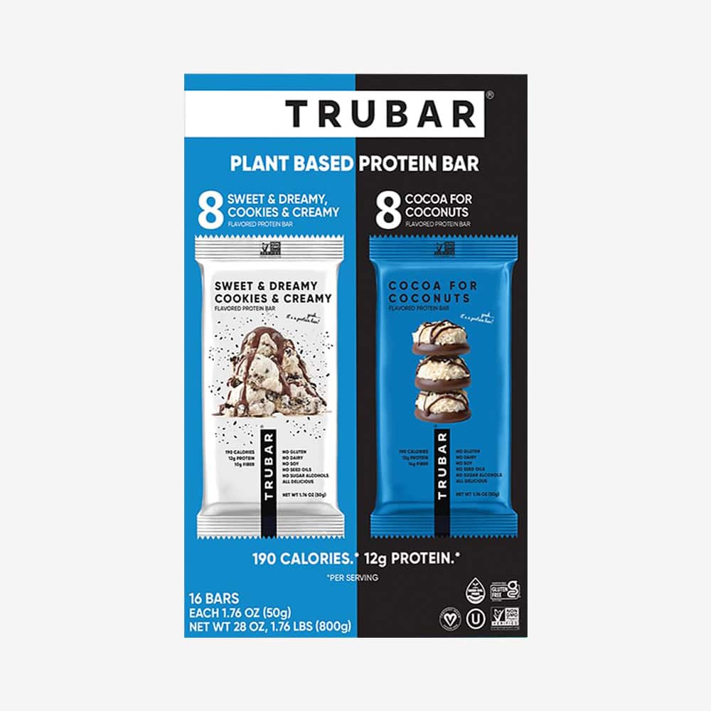 TRUBAR Vegan Protein Bar 16ct - Assorted Flavors
