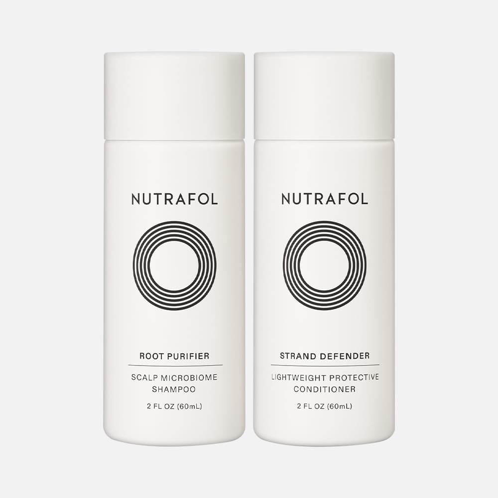 Nutrafol Full of Strength Travel Set, Shampoo & Conditioner – 2 x 59 mL