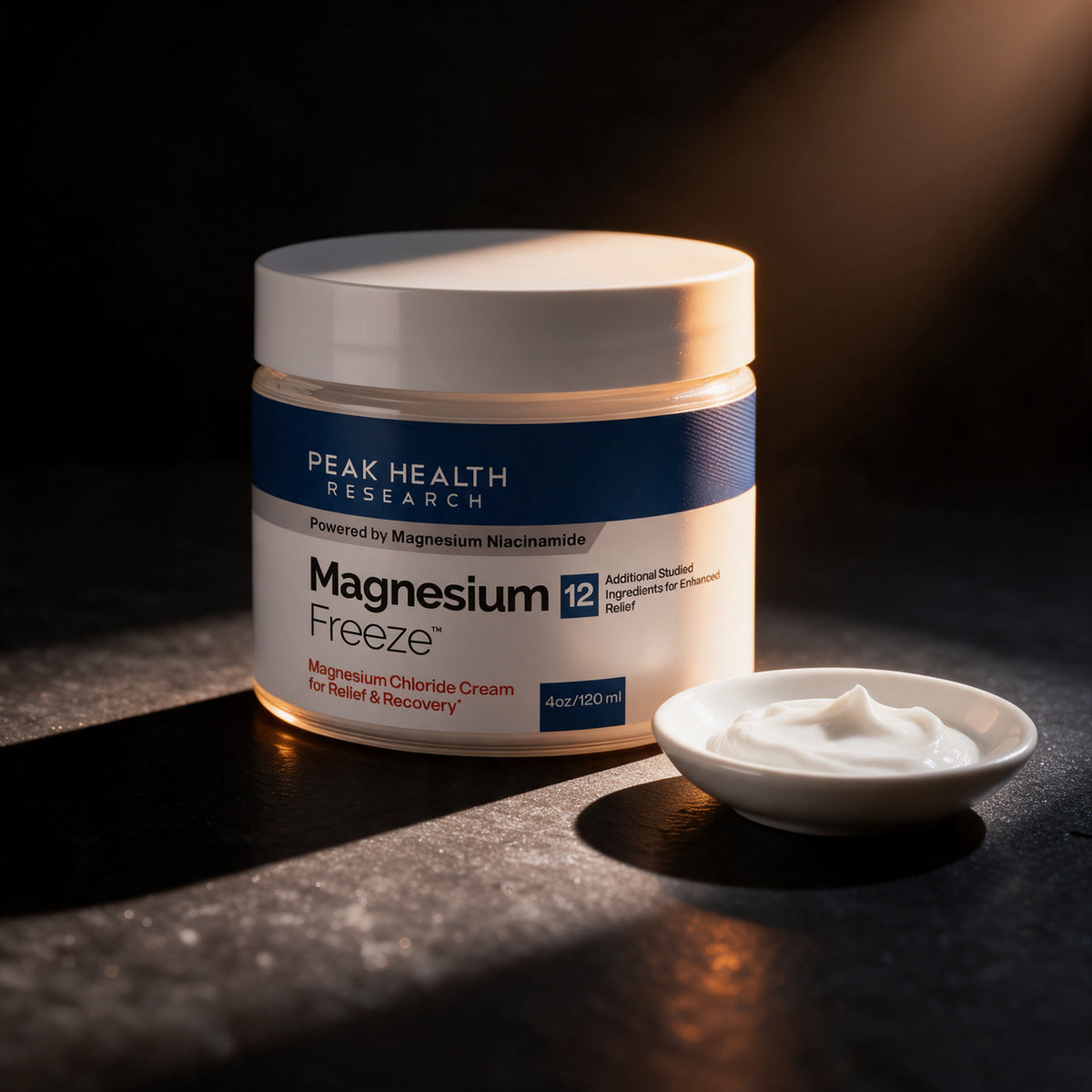 OsteoShield - Magnesium Freeze Topical Cream - 4 oz
