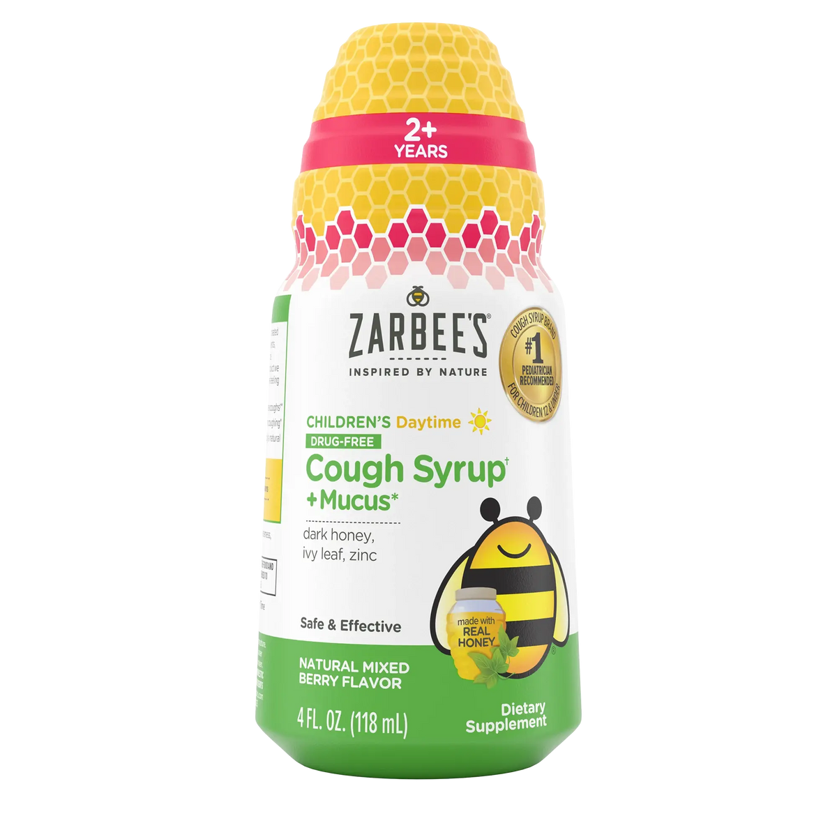 Zarbee's - Kid's Cough + Mucus Day - 4 fl oz