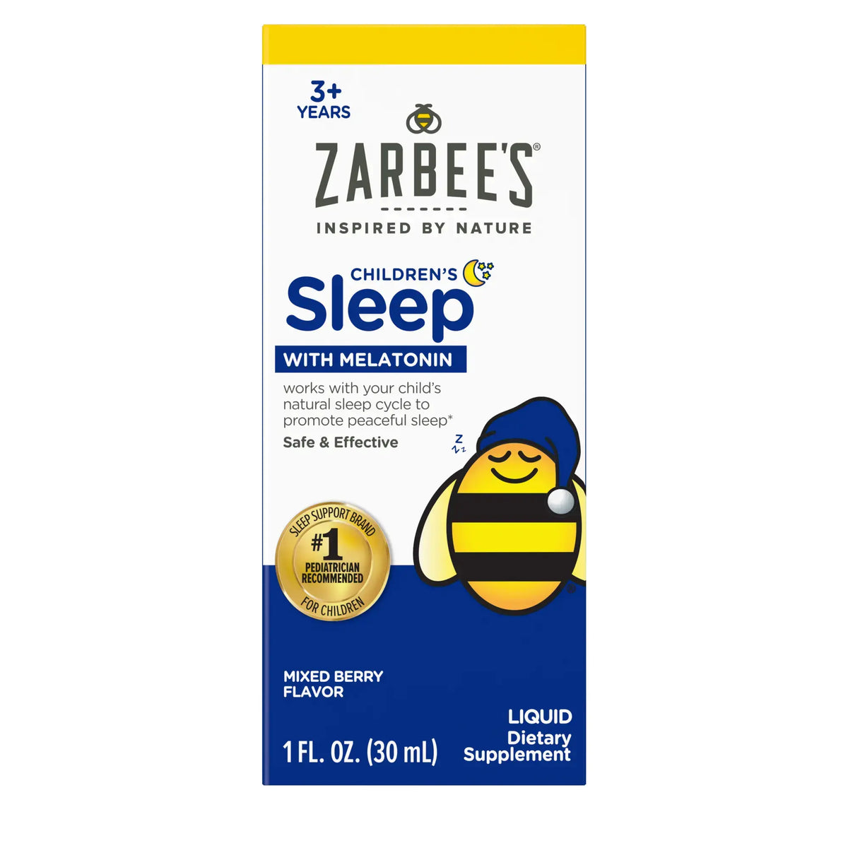Zarbee's - Children's Sleep Liquid with Melatonin - 1 fl oz