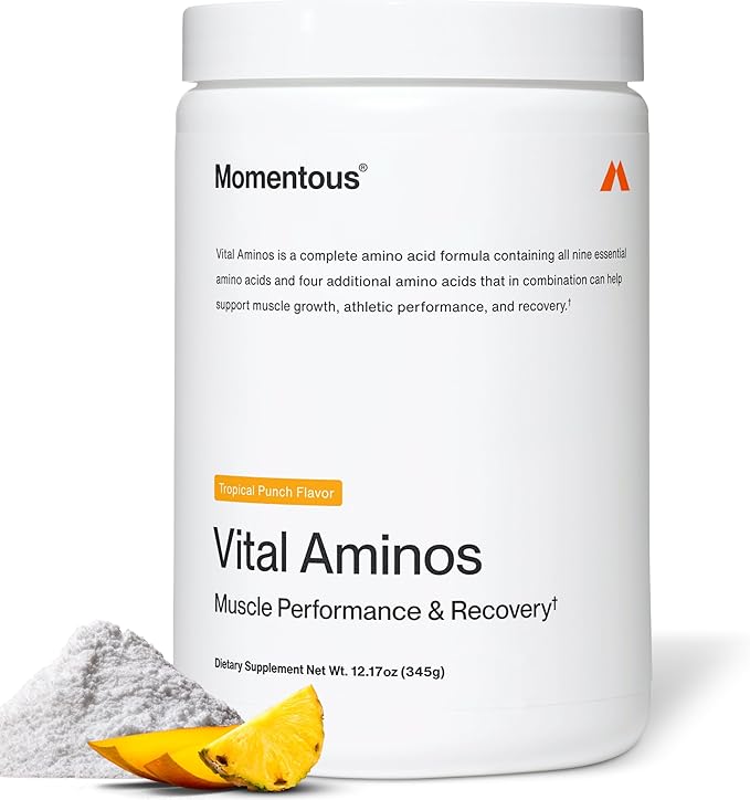 Momentous Vital Aminos - Essential Amino Acid Blend for Muscle Support