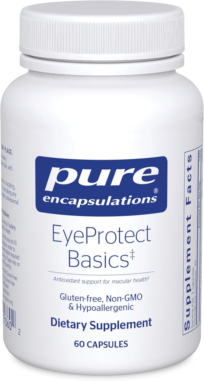 Pure Encapsulations EyeProtect Basics Eye Health Support 60 Capsules