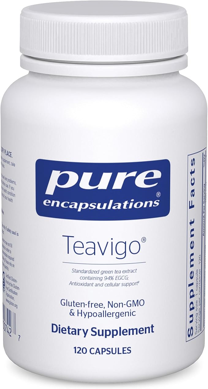 Pure Encapsulations Teavigo | Hypoallergenic Supplement with Caffeine-Free Green Tea Extract|- 120 Capsules