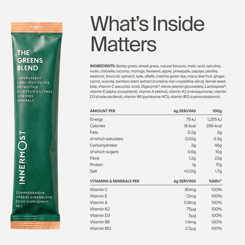 Innermost - The Greens Blend - Peach - 2 Sticks
