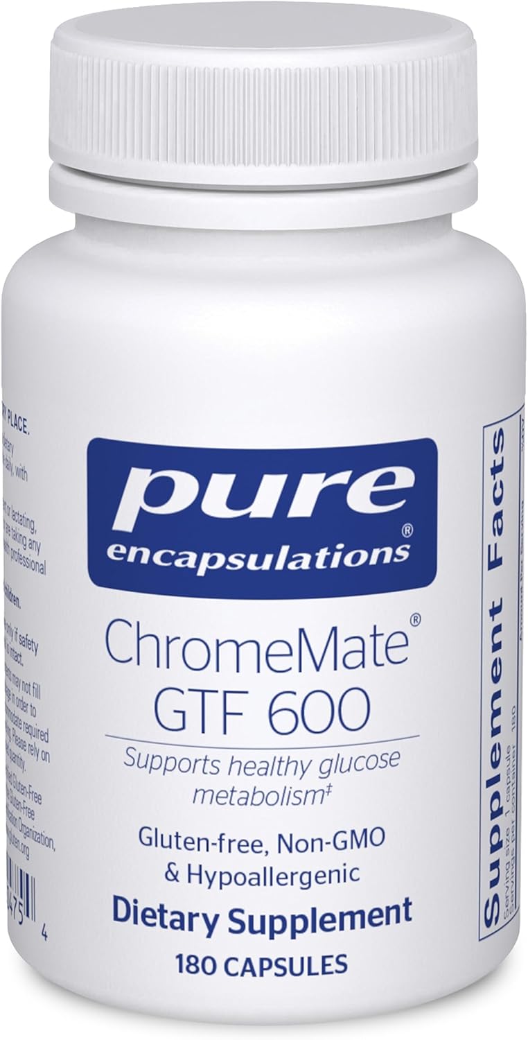 Pure Encapsulations ChromeMate GTF 600 | 180 Capsules