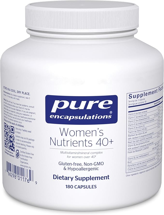 Pure Encapsulations Women's Nutrients 40+ 180 Capsules