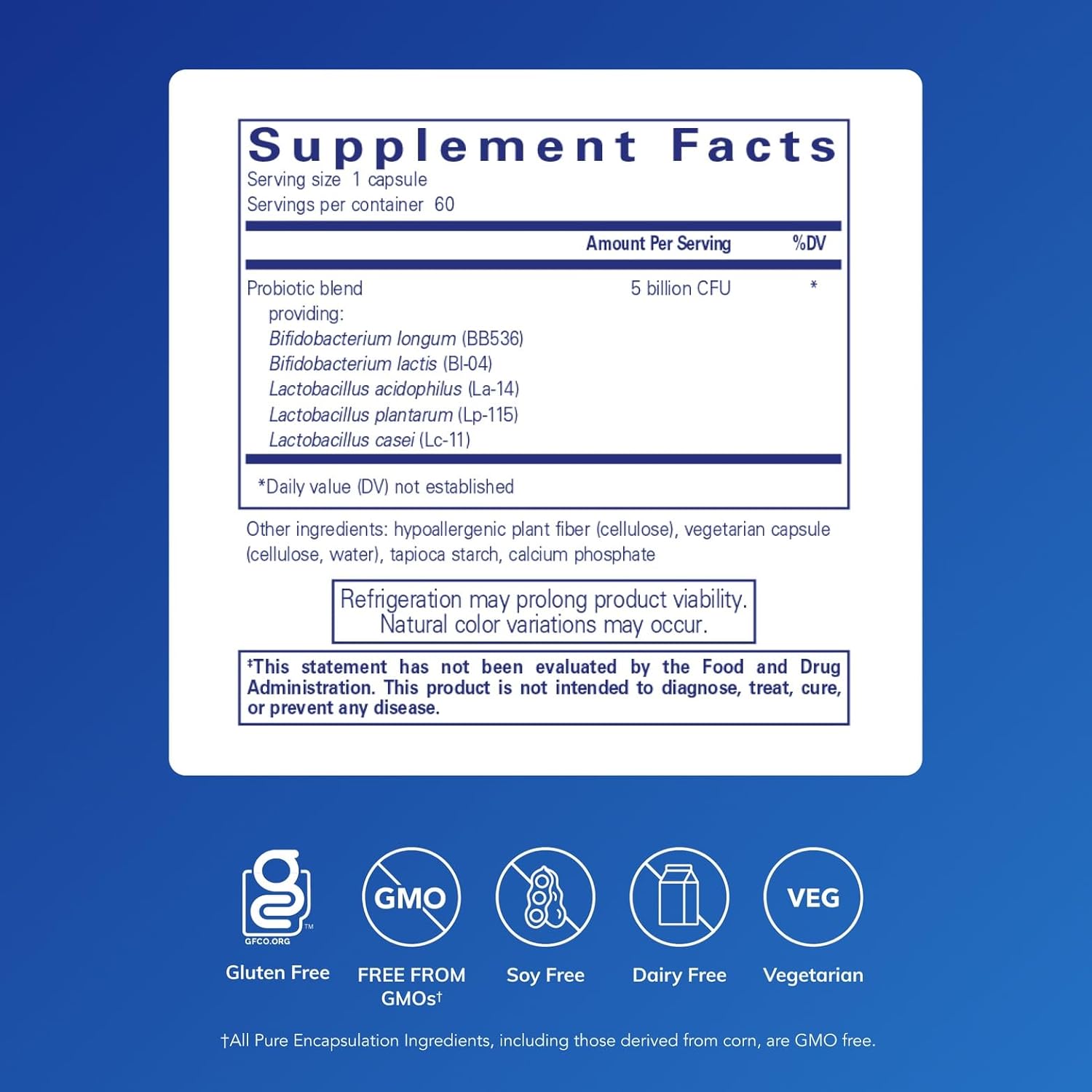Pure Encapsulations Probiotic IMM | Shelf Stable Probiotic Blend to Support Immune Function and Maintain Eye, Nose and Thr...