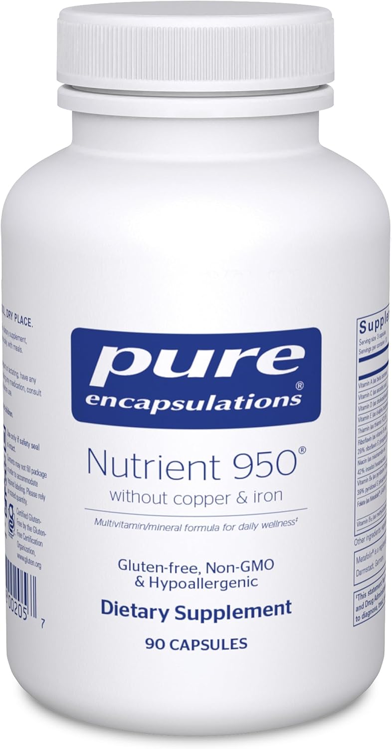 Pure Encapsulations Nutrient 950 Without Copper & Iron - 90 Capsules