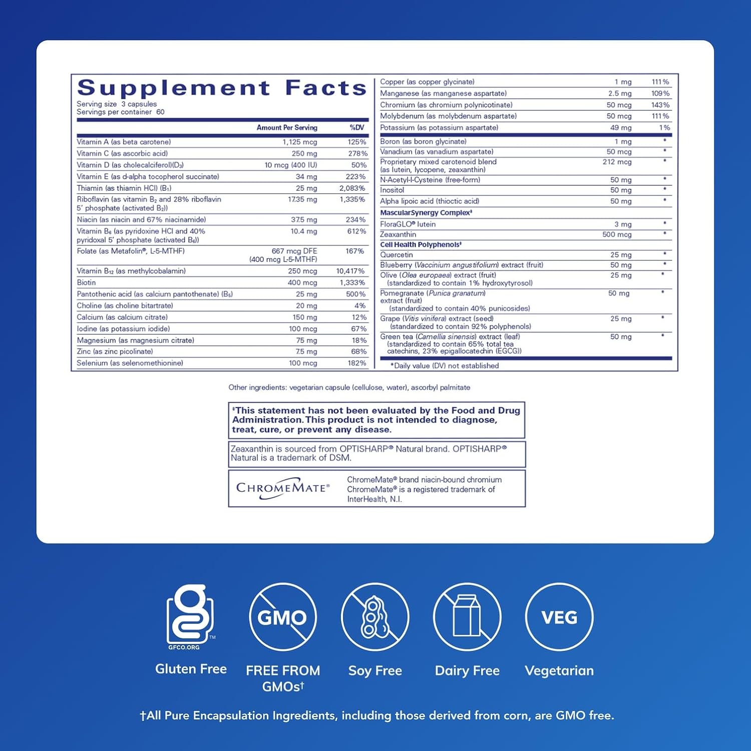 Pure Encapsulations Polyphenol Nutrients | 180 Capsules