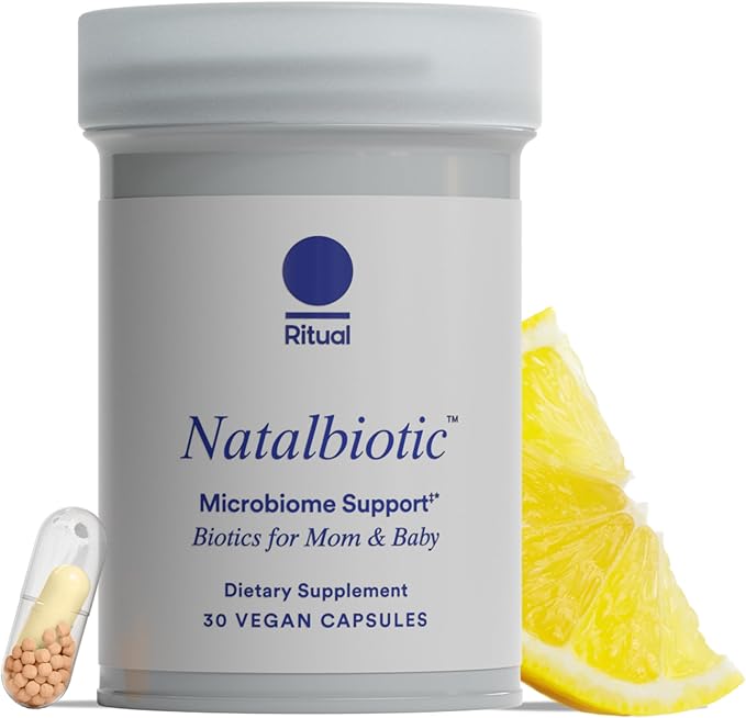 Ritual Natalbiotic™ Microbiome Support†* Biotics for Mom & Baby. Formulated to Support Digestive Health, Vaginal Health, a...