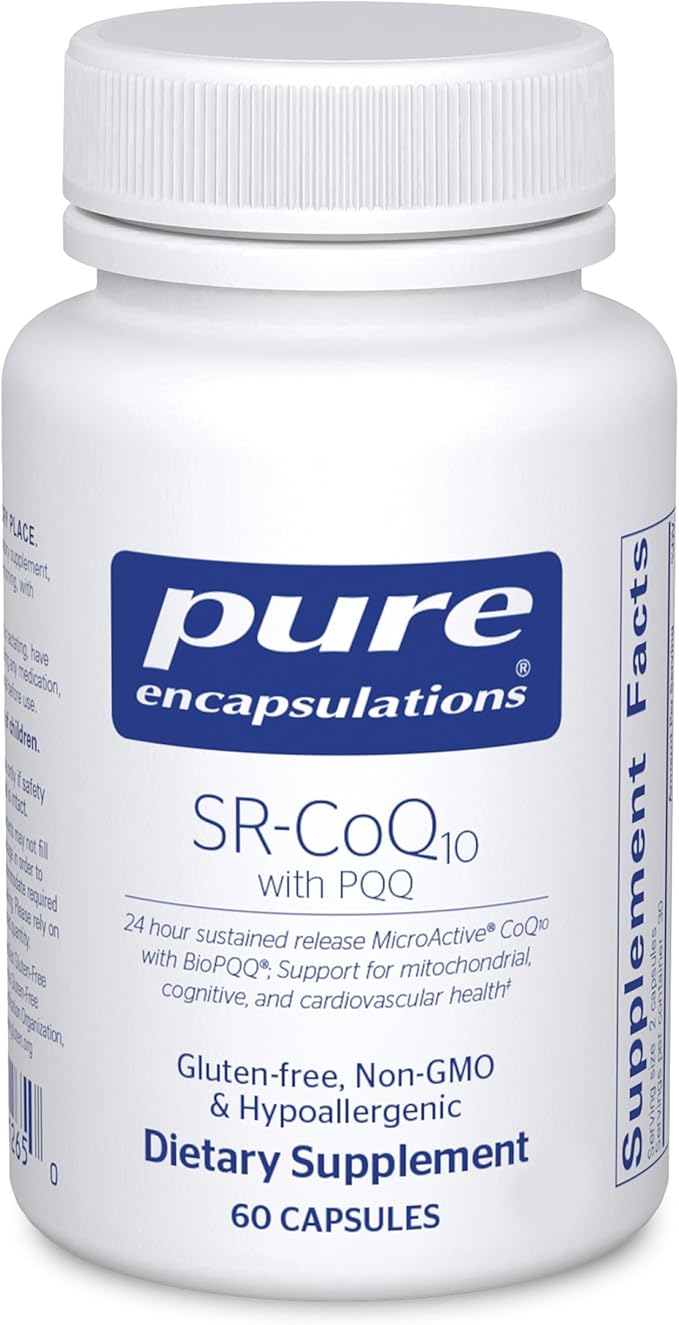Pure Encapsulations SR-CoQ10 with PQQ - 60 Capsules