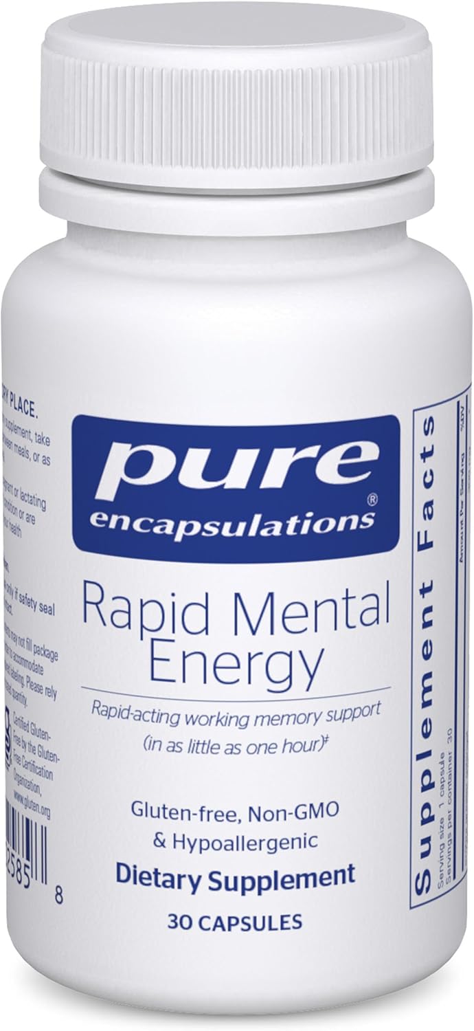 Pure Encapsulations Rapid Mental Energy - 30 Capsules
