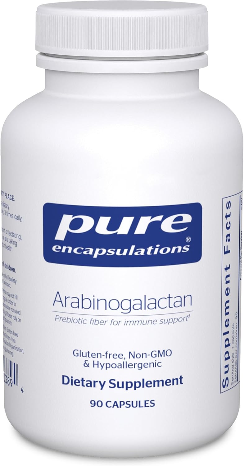 Pure Encapsulations Arabinogalactan 90 Capsules