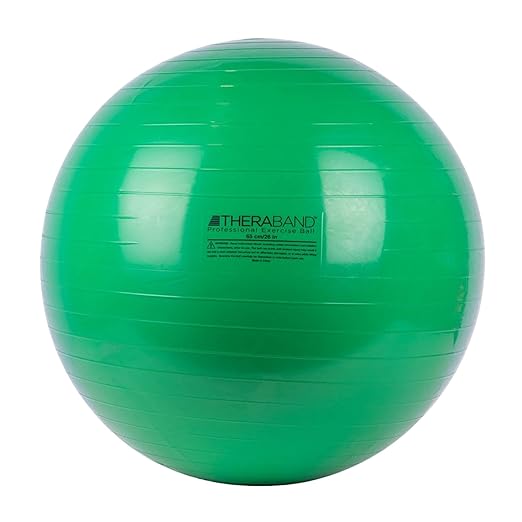 THERABAND Stability Exercise Ball – 65 cm Green Fitness & Rehab Ball