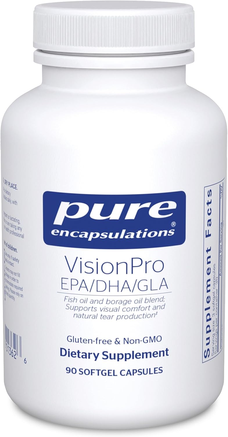 Pure Encapsulations VisionPro EPA/DHA/GLA 180 Softgel Capsules