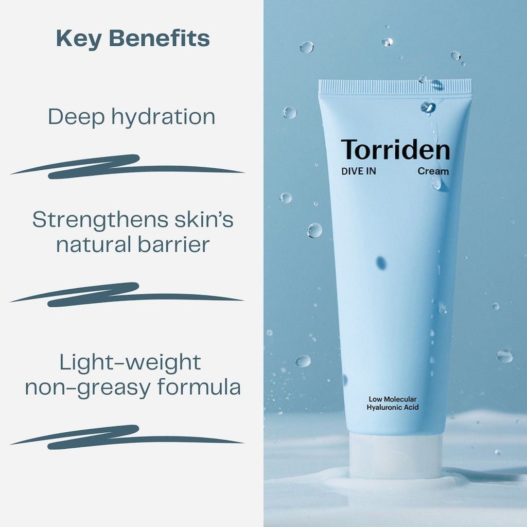 Torriden - Dive-In Low Molecular Hyaluronic Acid Cream 80ml