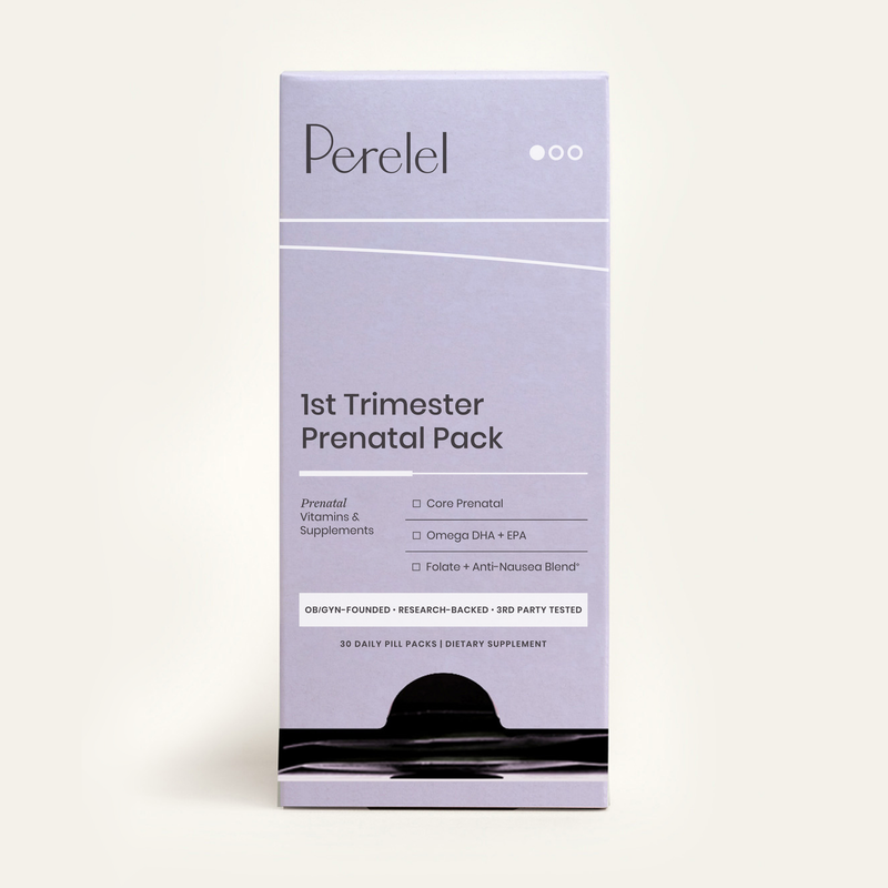 Perelel - 1st Trimester Prenatal Pack - 30 Day Supply