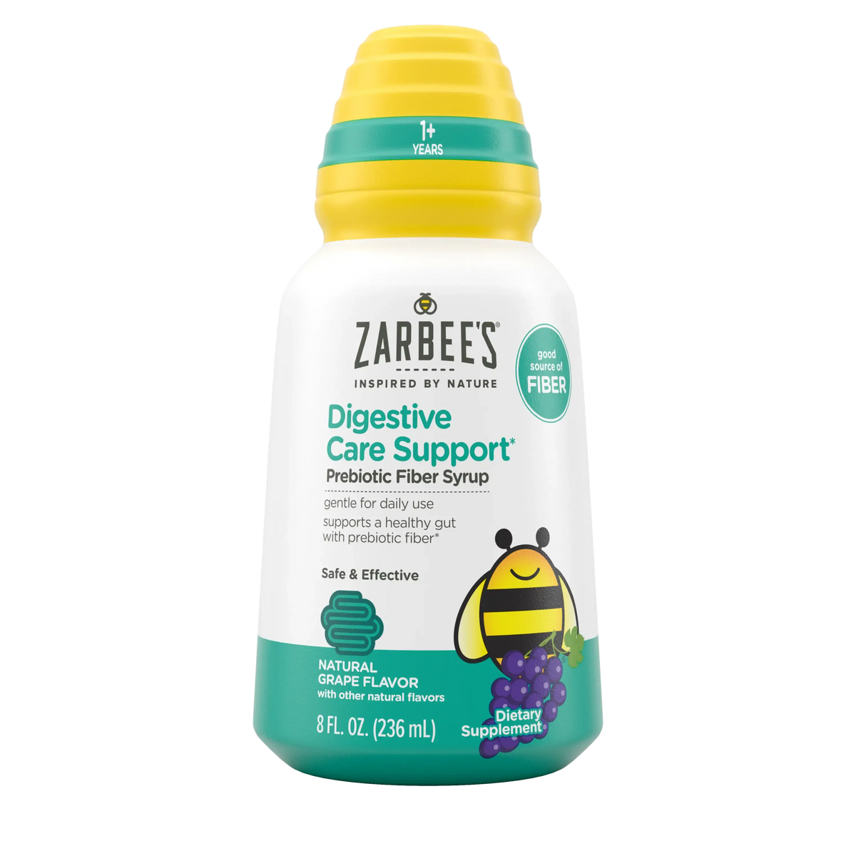Zarbee's - Children's Digestive Care Support Prebiotic Fiber Syrup - 8 fl oz