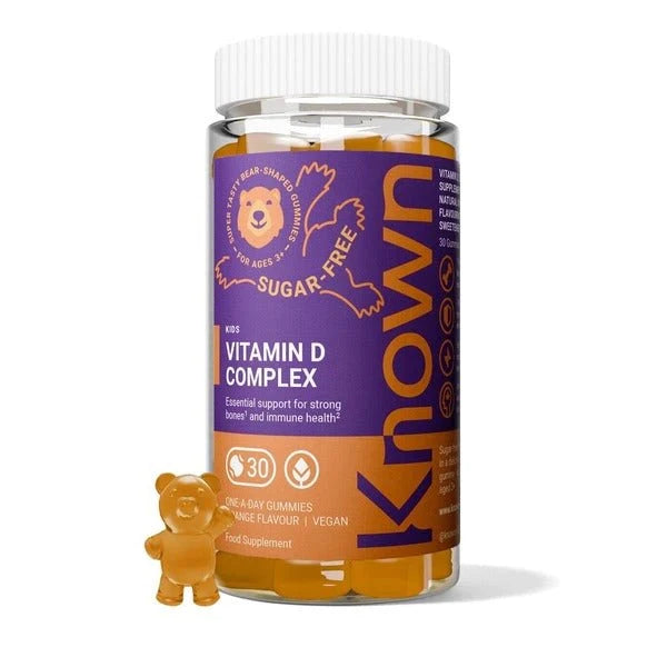 Known Kids Vitamin D Complex Sugar Free 30 Gummies