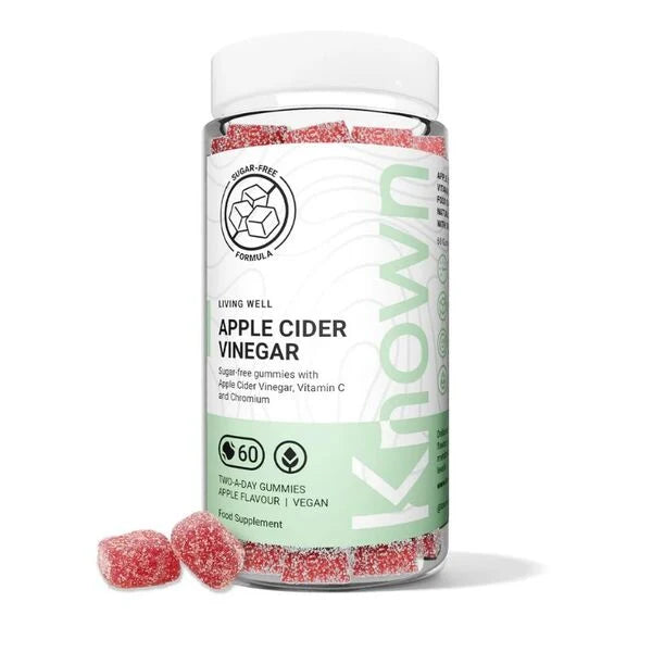 Known Apple Cider Vinegar 1000mg with Chromium and Vitamin - Sugar-Free 60 Gummies