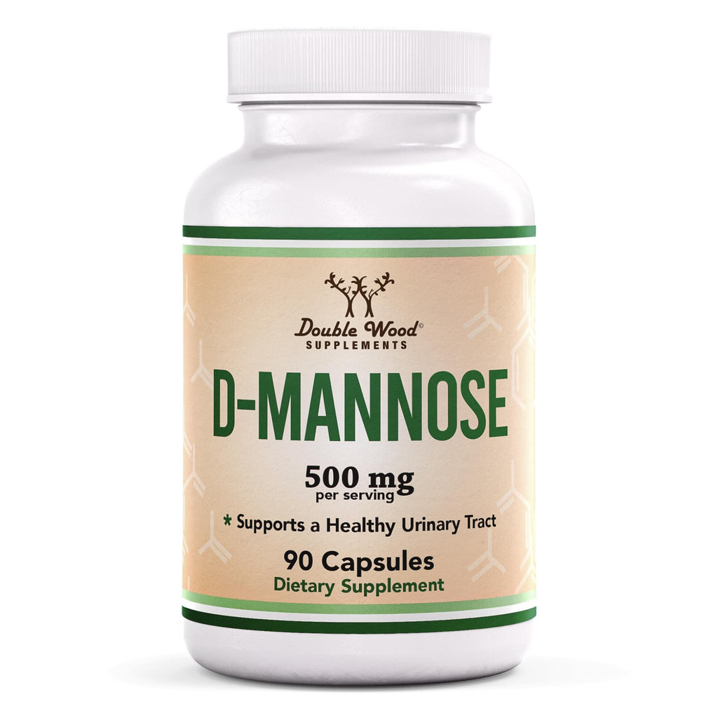 Double Wood Supplements D-Mannose 500mg - 90 Capsules