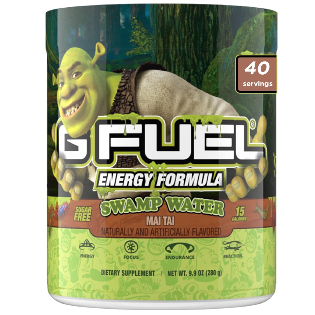 Energy Drink Powder, 40 Servings - Shrek Swamp Water – Saudi Arabia – Hewyn