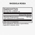 Momentous Rhodiola Rosea - دعم الإجهاد والتعب والإدراك، 60 جرعة