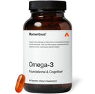 Momentous Omega-3 Fish Oil – 1,600 mg EPA & DHA Daily Support (30 Servings)