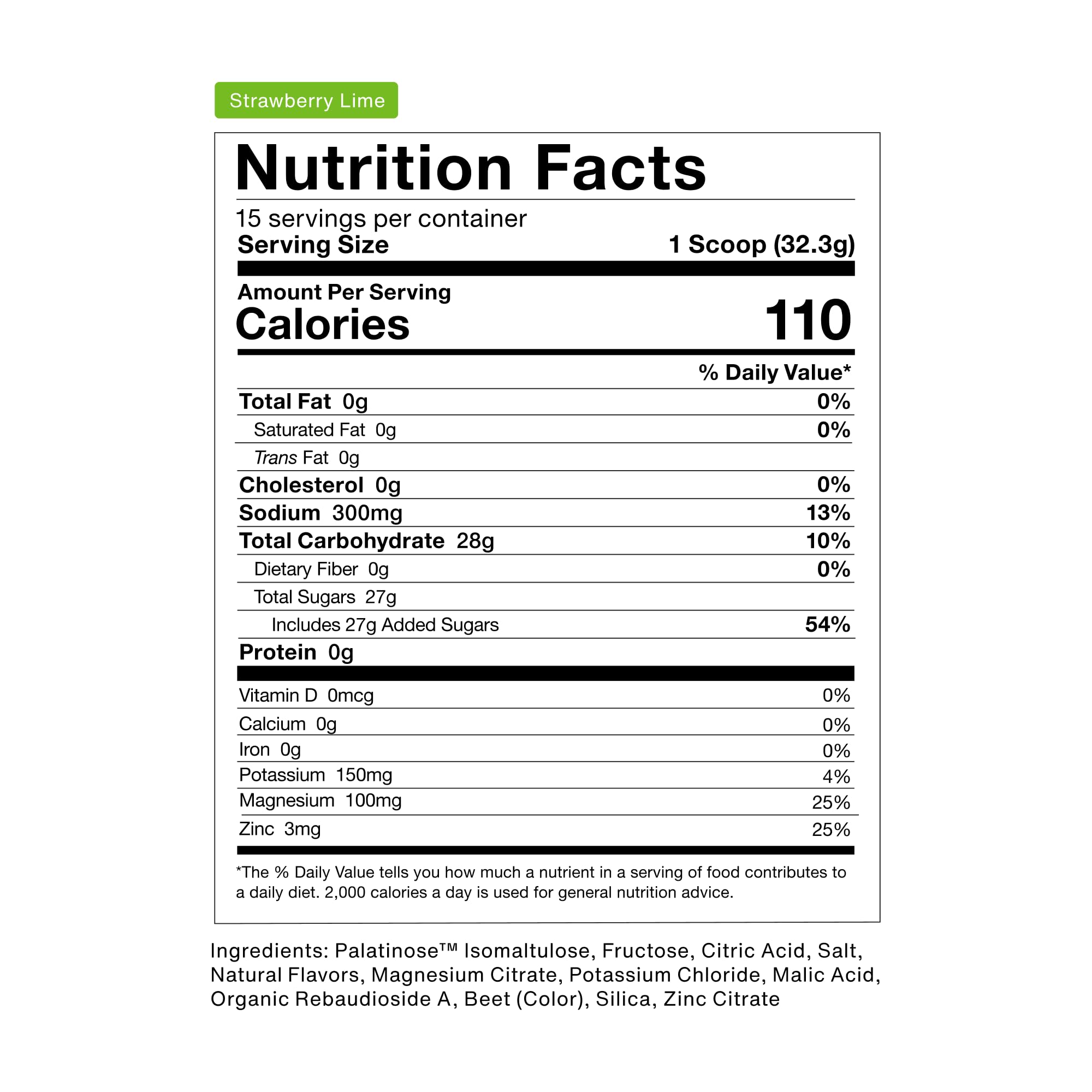 Momentous Fuel Intra-Workout Energy & Hydration – Strawberry Lime - 484.5g