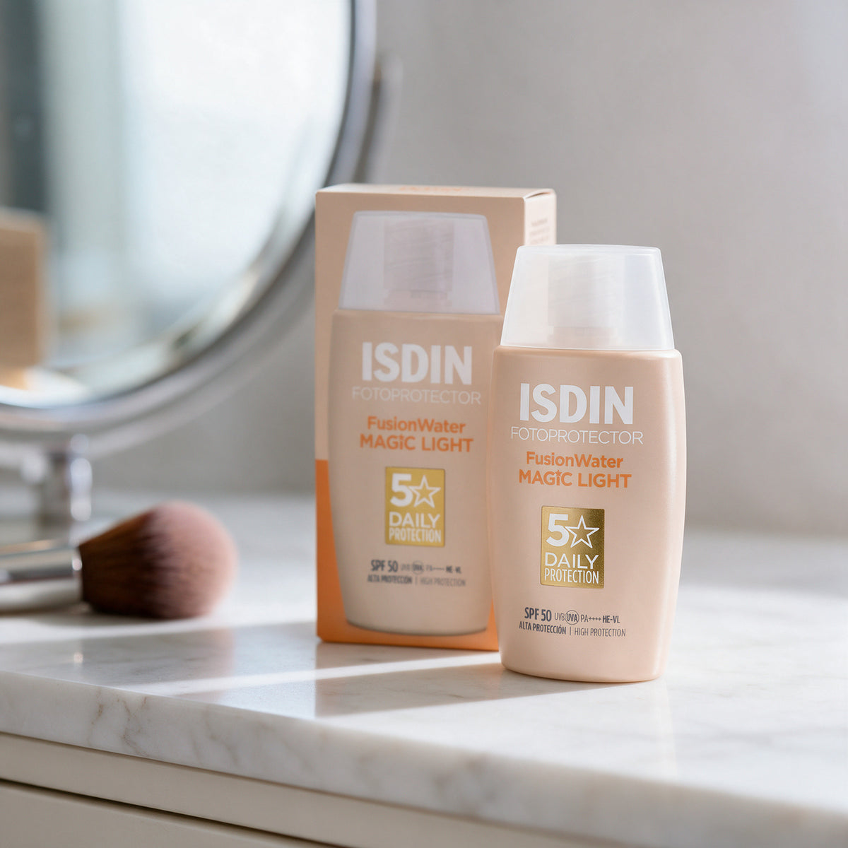 ISDIN - Fotoprotector Fusion Water Magic Color Light 50 ml